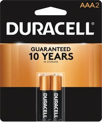 Duracell Alkaline AAA 2 PK, MN2400B2