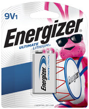 Load image into Gallery viewer, 9V ENERGIZER Ultimate Lithium Batteries  , L522
