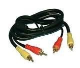 Video Dubbing Cable Mono GOLD 6'  #VCK4T