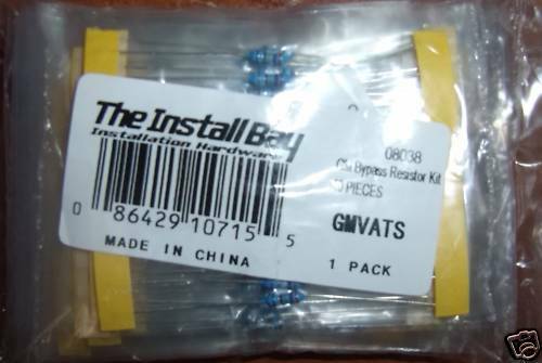 GMVATS - Resistor Kit - 170pk - 10 of each.