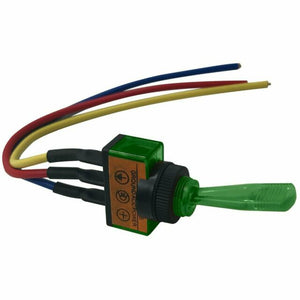 IBITSG - Illuminated Toggle Switch - GREEN