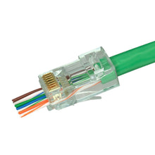 Load image into Gallery viewer, Pass Through Green Tint - Cat6 UTP - 50pc Clamshell
