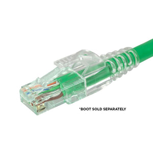 Pass Through Green Tint - Cat6 UTP - 50pc Clamshell